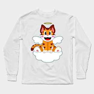 Tiger Angel Angel wings Long Sleeve T-Shirt